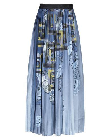 versace maxi skirt|Versace pleated skirt.